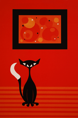 Kunstkarte <br>Malto Cat