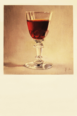 Kunstkarte <br>My Things: Antique Sherry Glass