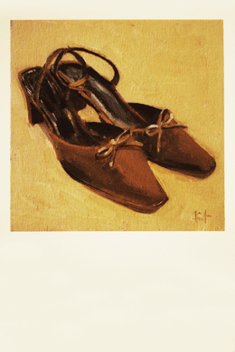 Kunstkarte <br>Shoes with Bows