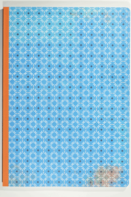 Notebook<br>tiled blue